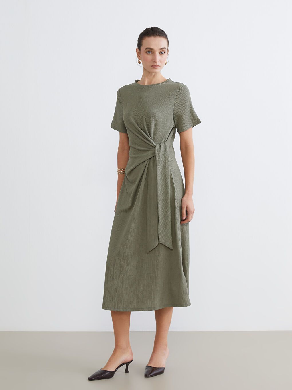 Женщины Хаки Платье