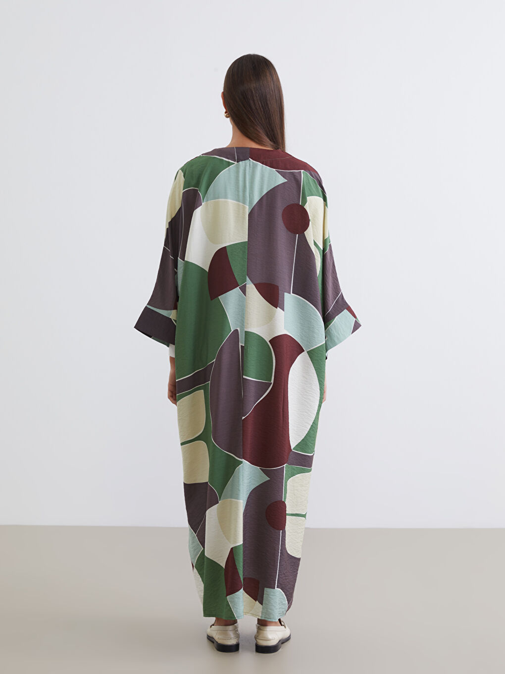 فستان اخضر نساء-3