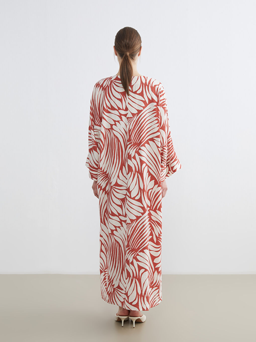 Женщины Красный Платье-3