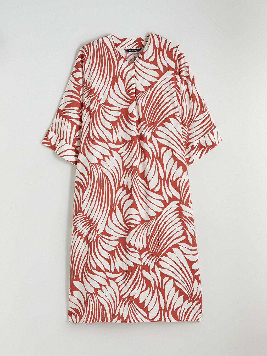 Женщины Красный Платье-4