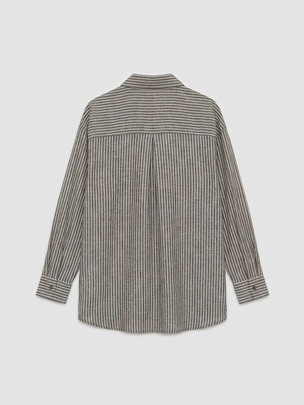 تونيك قميص بني امرأة-1