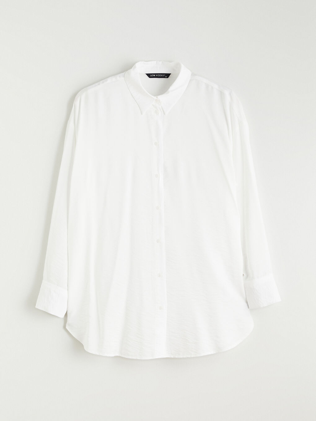 Женщины экрю Рубашка-туника-4