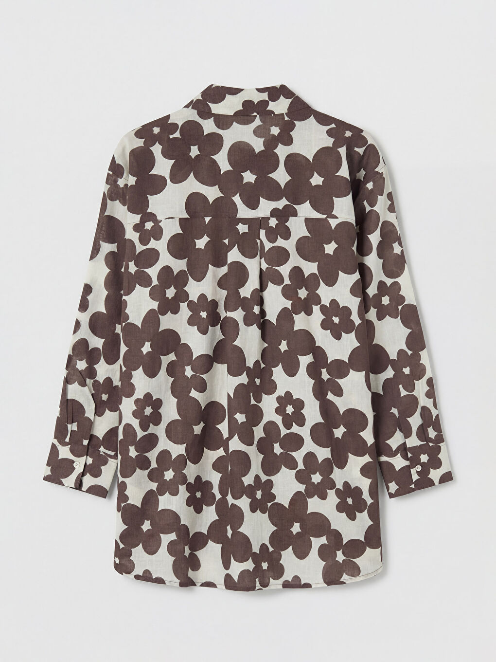 Жена Кафяво Риза-туника-5