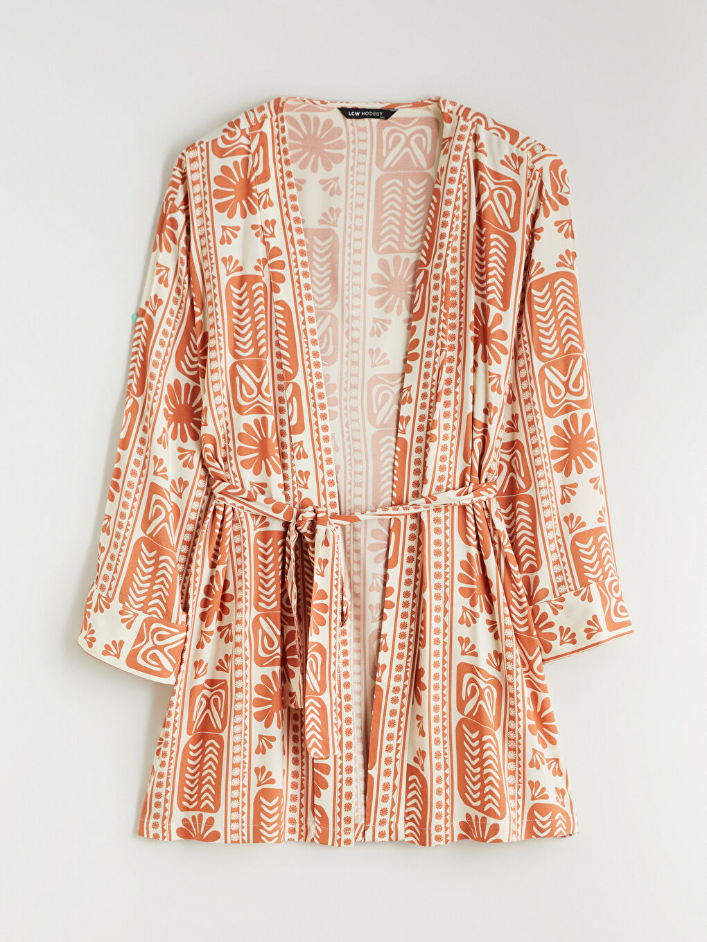 Woman ORANGE Kimono-4