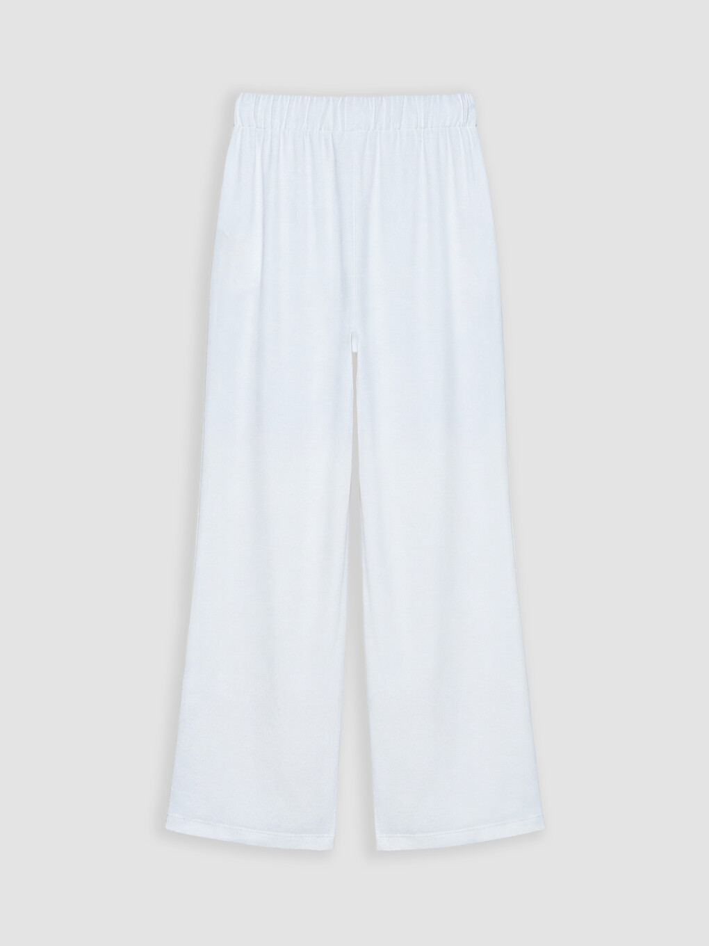 Pantaloni Largi cu Talie Elastică pentru Femei-5