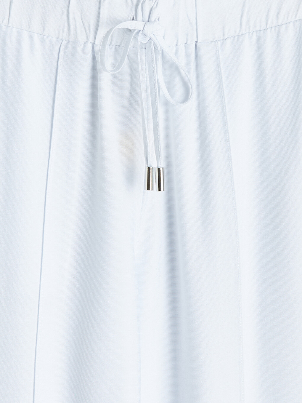 Pantaloni Largi cu Talie Elastică pentru Femei-6