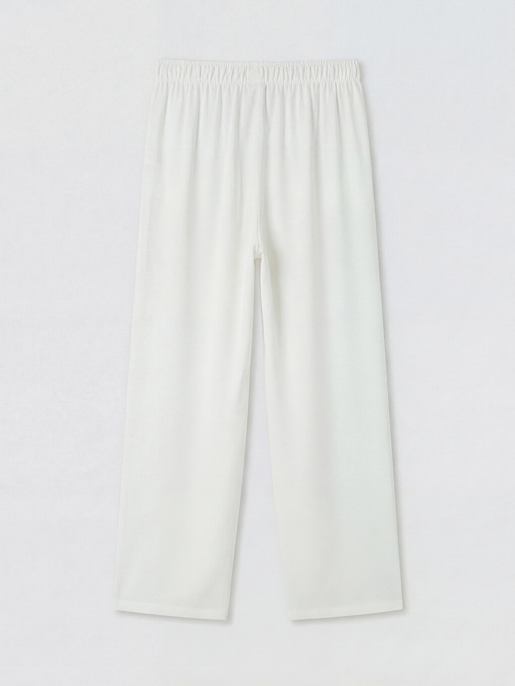 Beli Lastikli Kadın Pantolon-5