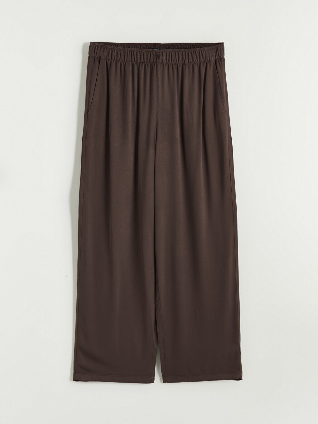 Plus Size Elastic Waist Women's Trousers-2