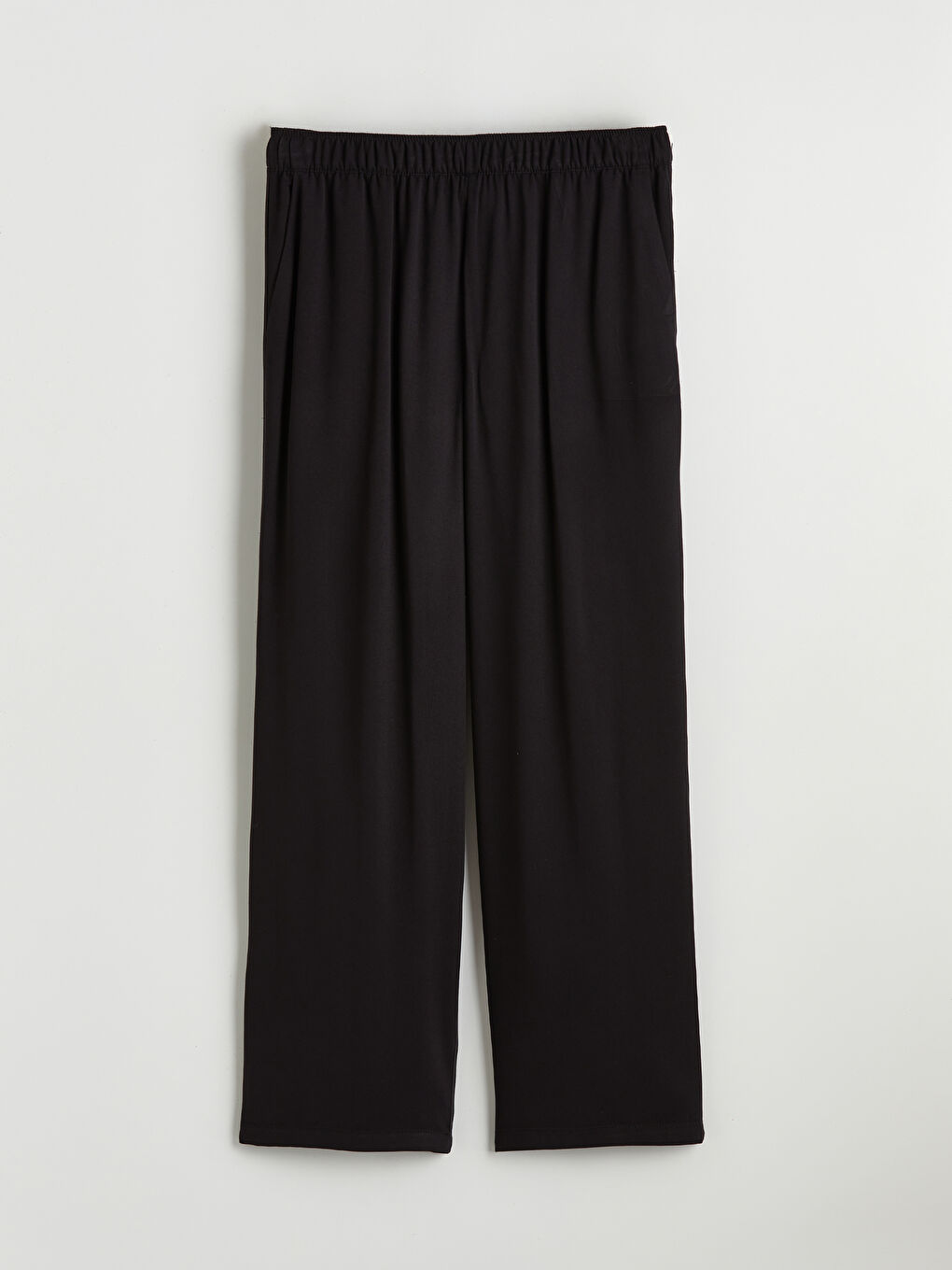 Plus Size Elastic Waist Women's Trousers-2