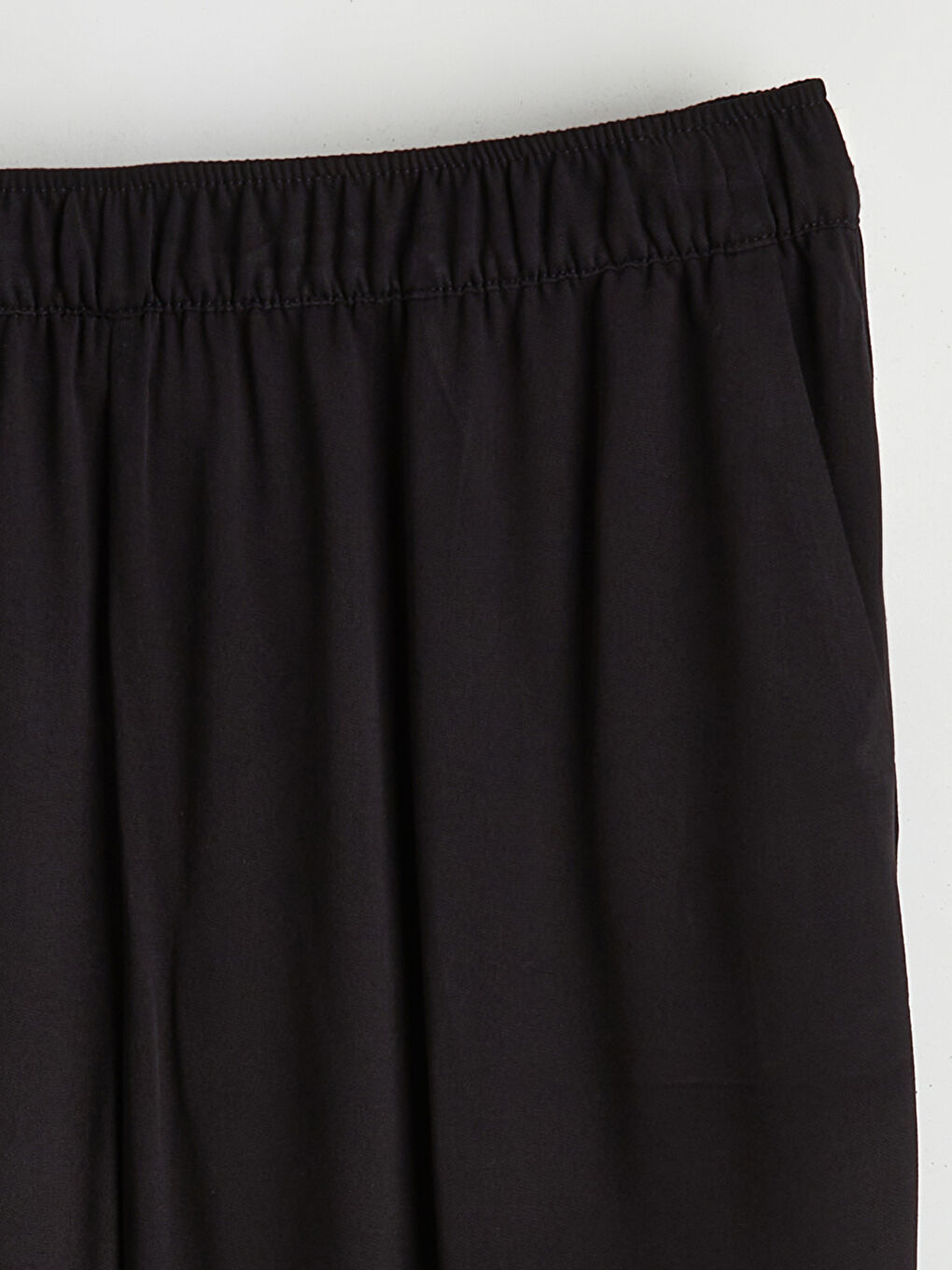 Plus Size Elastic Waist Women's Trousers-3