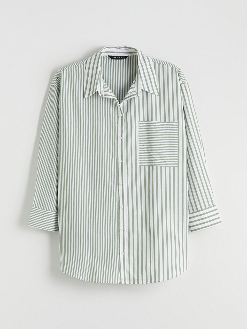 تونيك قميص أخضر امرأة-4