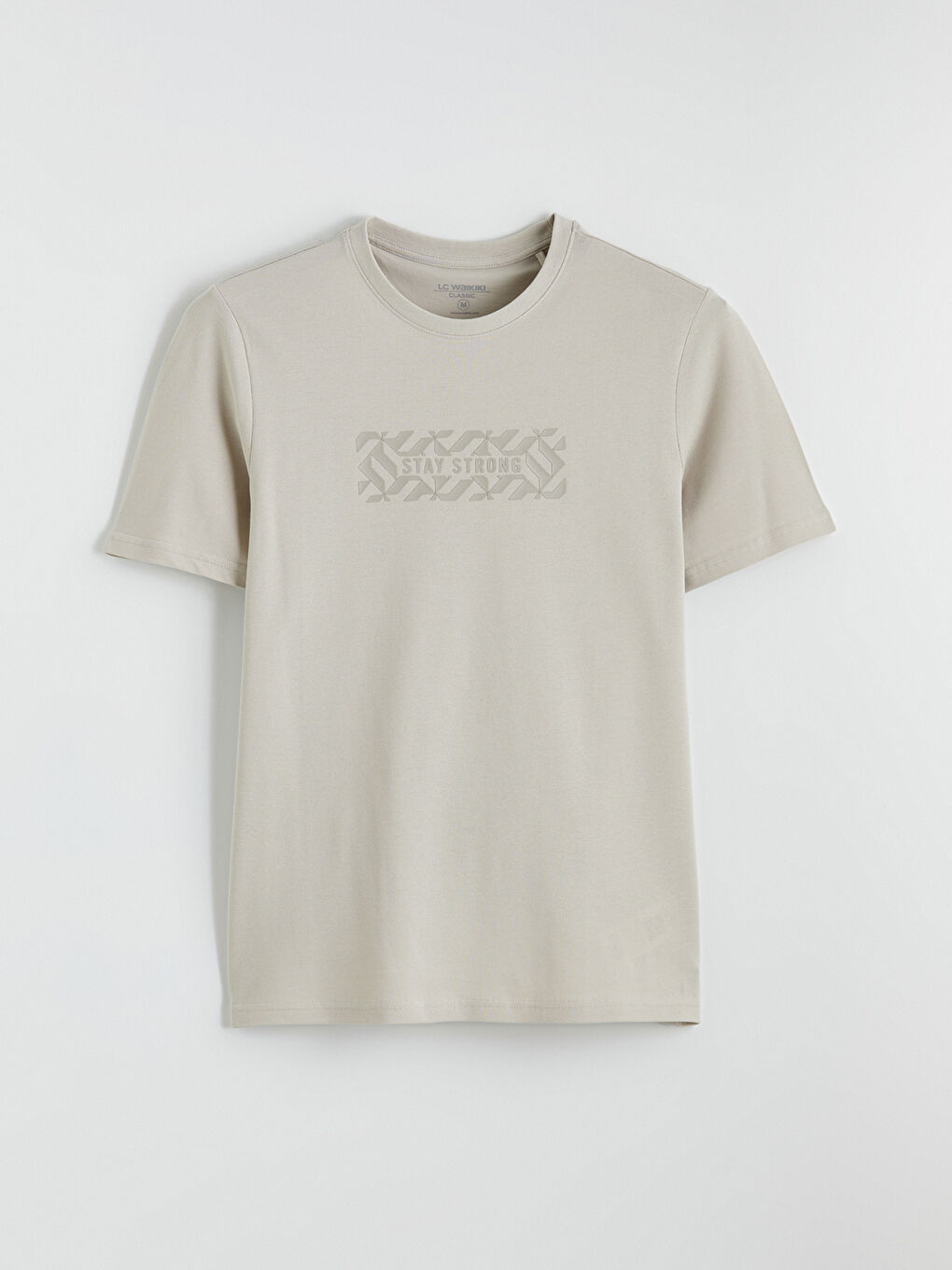 Crew Neck Printed Piqué Men's T-Shirt-4