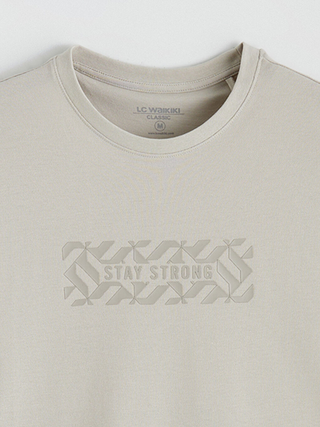 Crew Neck Printed Piqué Men's T-Shirt-5