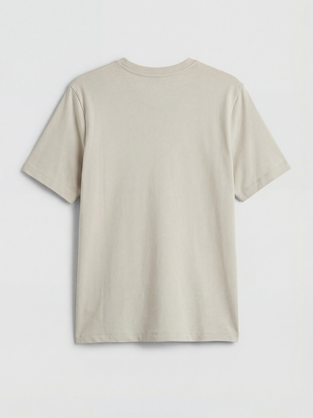 Crew Neck Printed Piqué Men's T-shirt-5