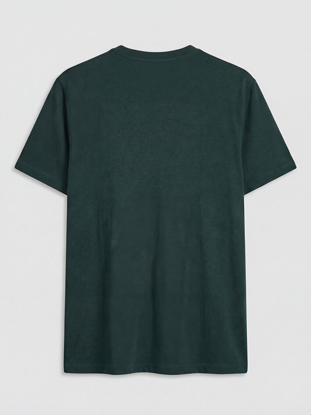 Yeşil Bisiklet Yaka İstanbul Baskılı Erkek Tişört-1