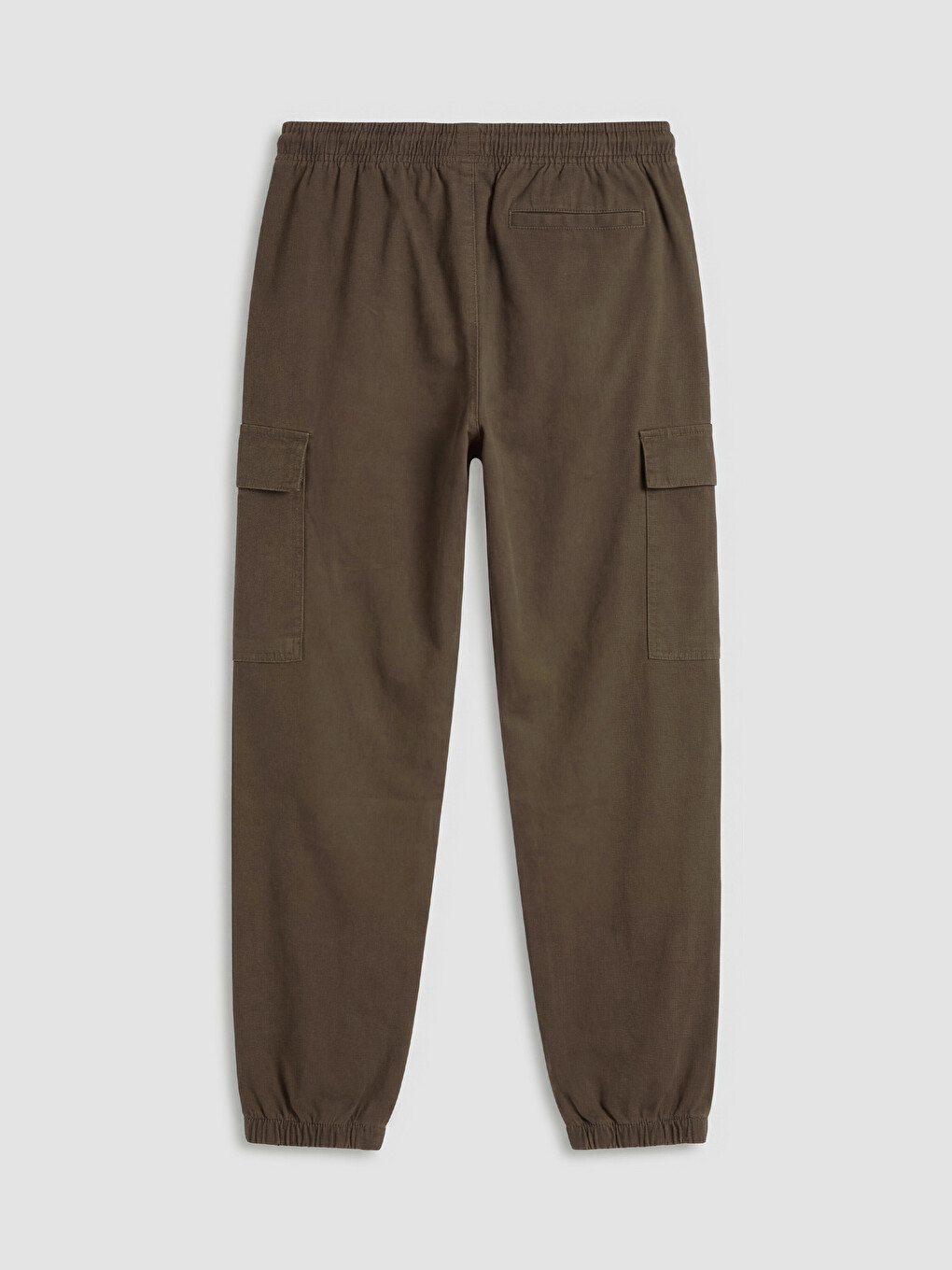 Regular Fit Gabardine Men's Cargo Trousers-5