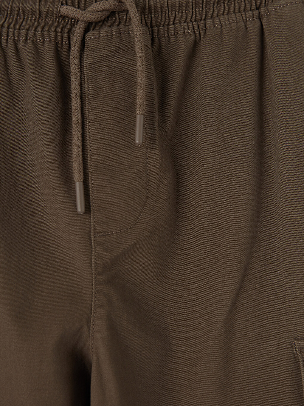 Regular Fit Gabardine Men's Cargo Trousers-6