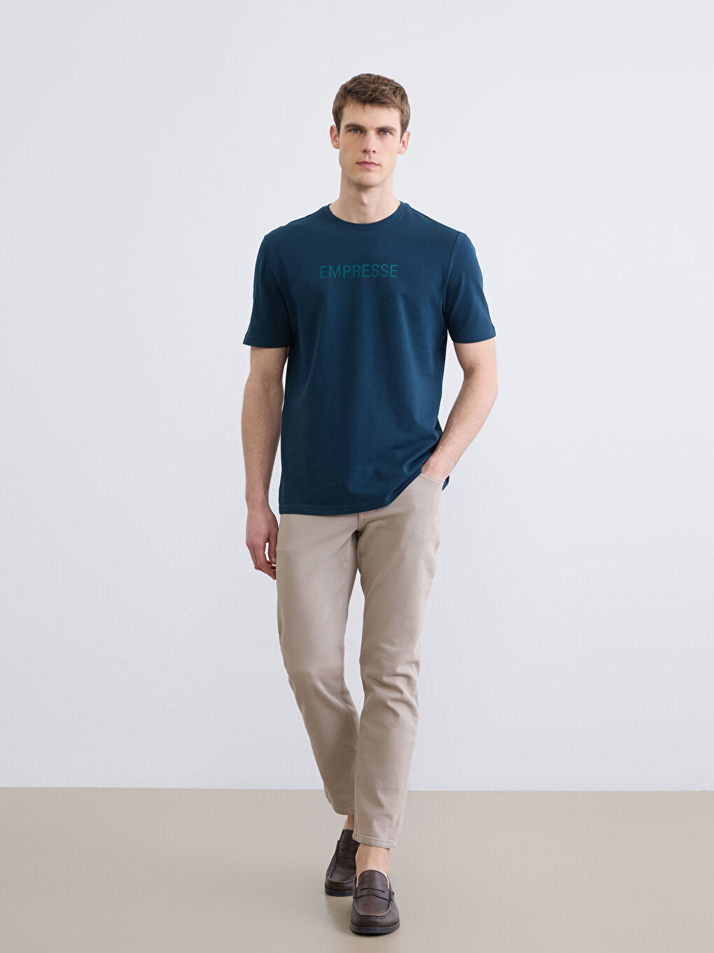 Muškarac PETROL Majica kratkih rukava-1