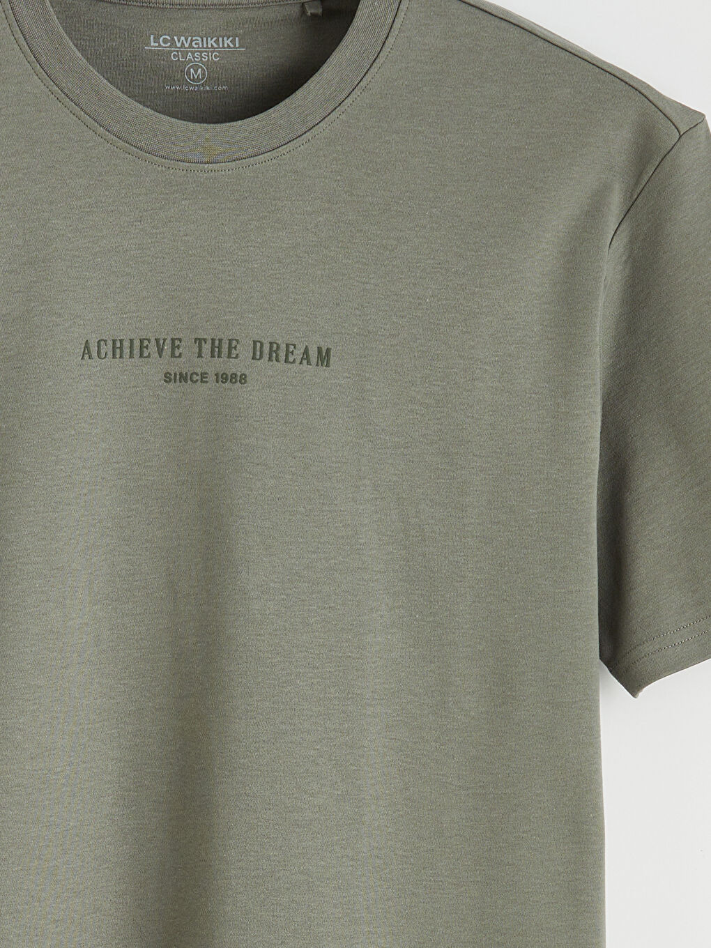 Oversized Fit Crew Neck Printed Men's T-Shirt-5