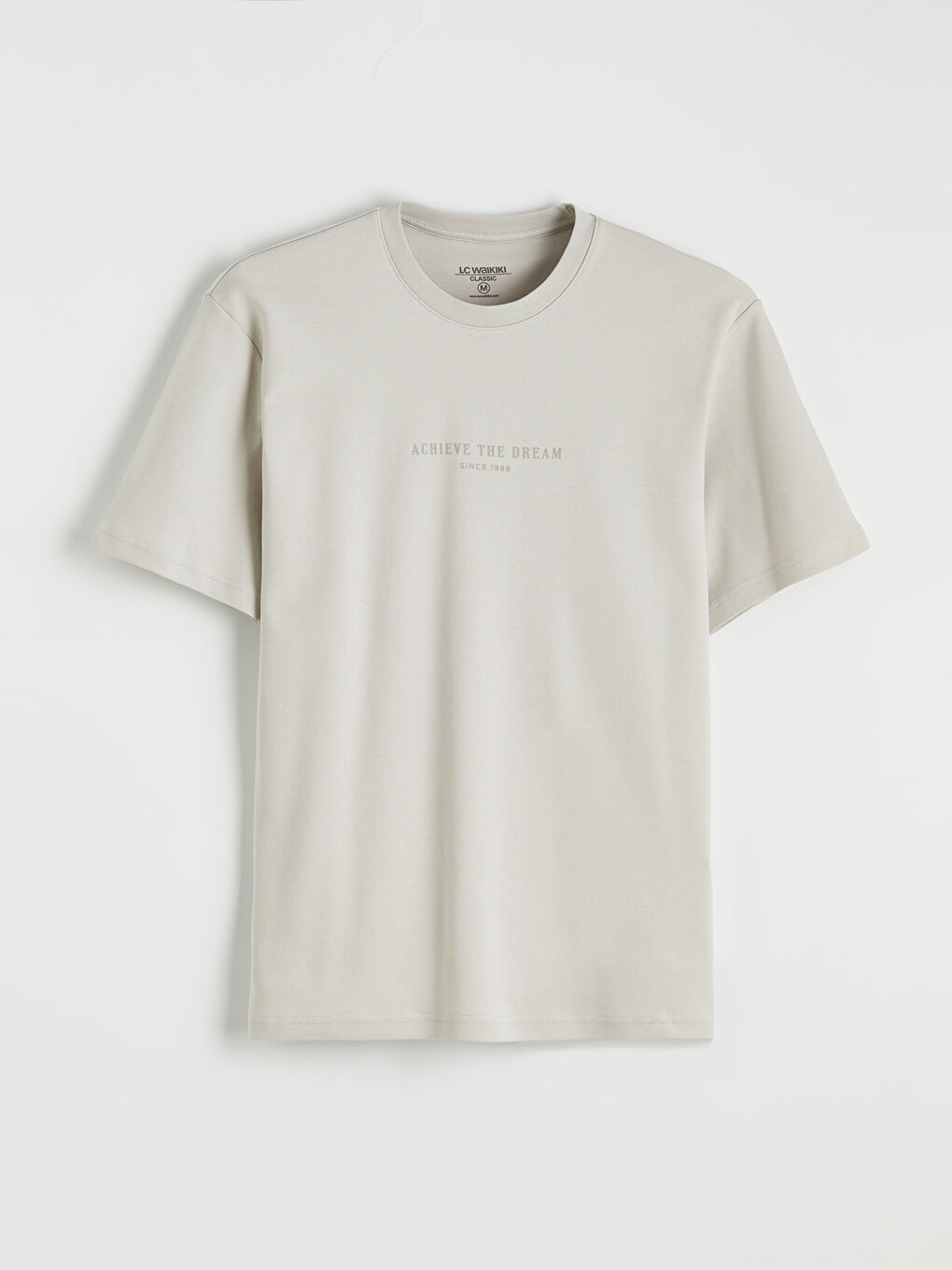 Oversized Fit Crew Neck Printed Men's T-Shirt