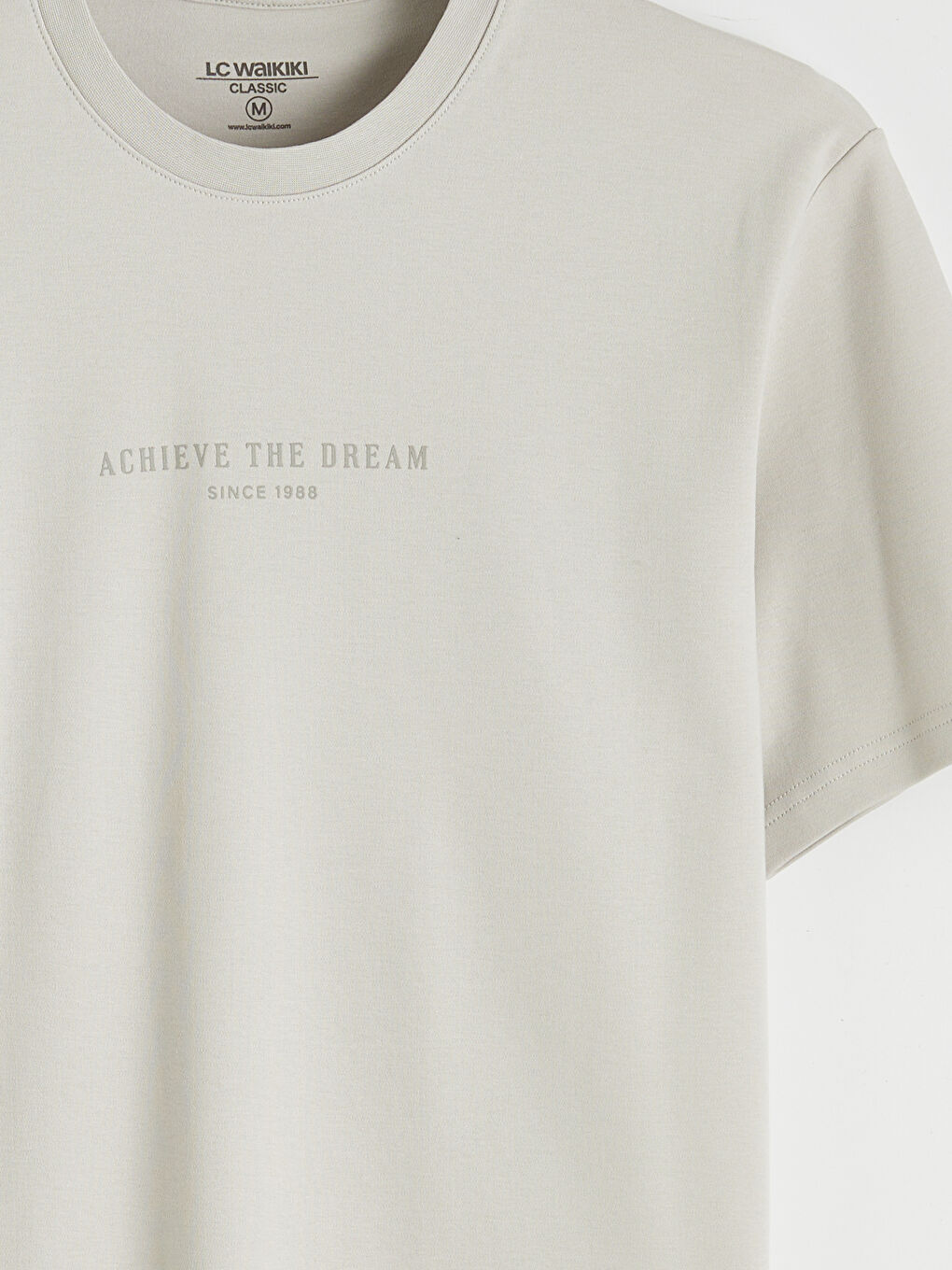 Oversized Fit Crew Neck Printed Men's T-Shirt-1