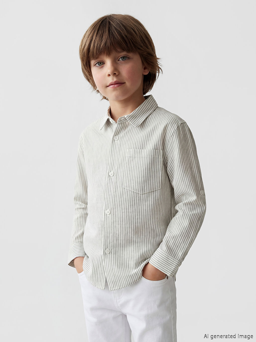 Dječak ZELENA Košulja-1