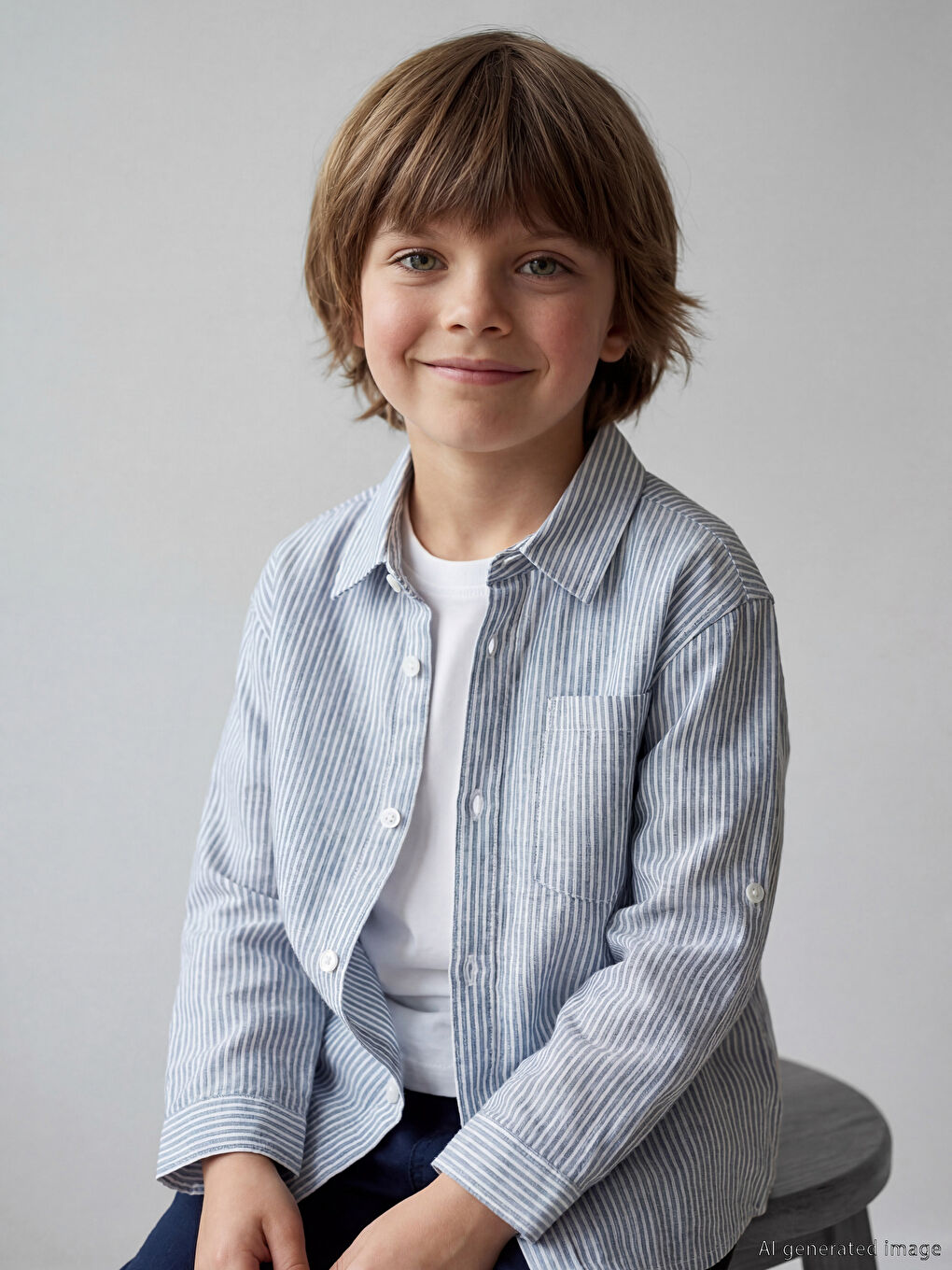 жолақты зығыр қоспасы ұлдарға арналған жейде