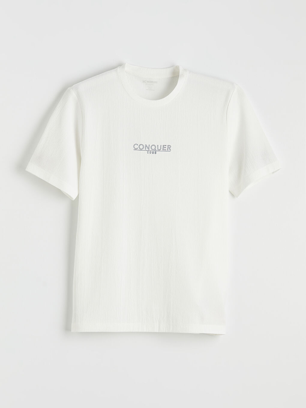 Crew Neck Printed Jersey Men's T-Shirt-4