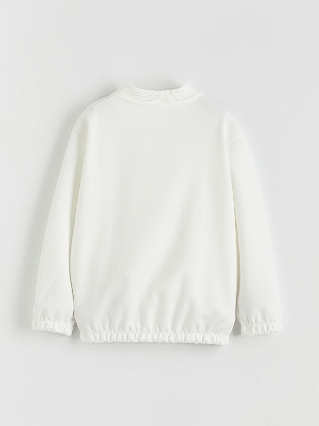 Boy ECRU Zip-Up Sweatshirt-2