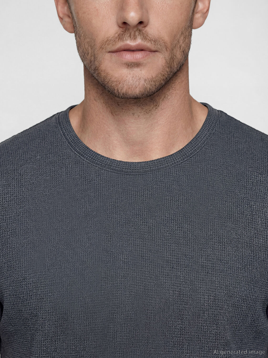 Crew Neck Jersey Men's T-Shirt-2