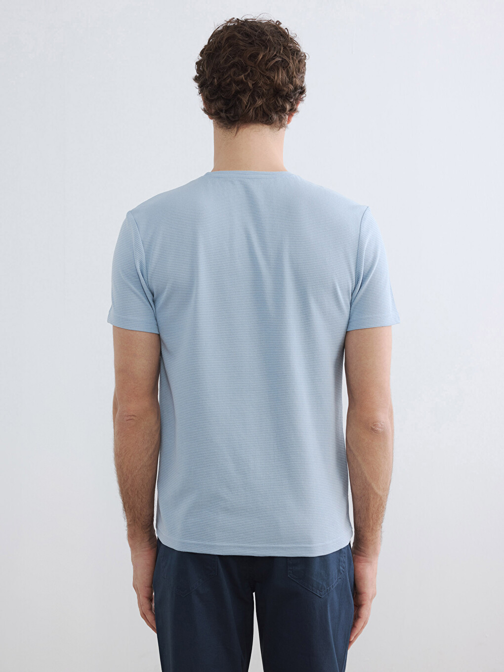Crew Neck Jersey Men's T-shirt-3