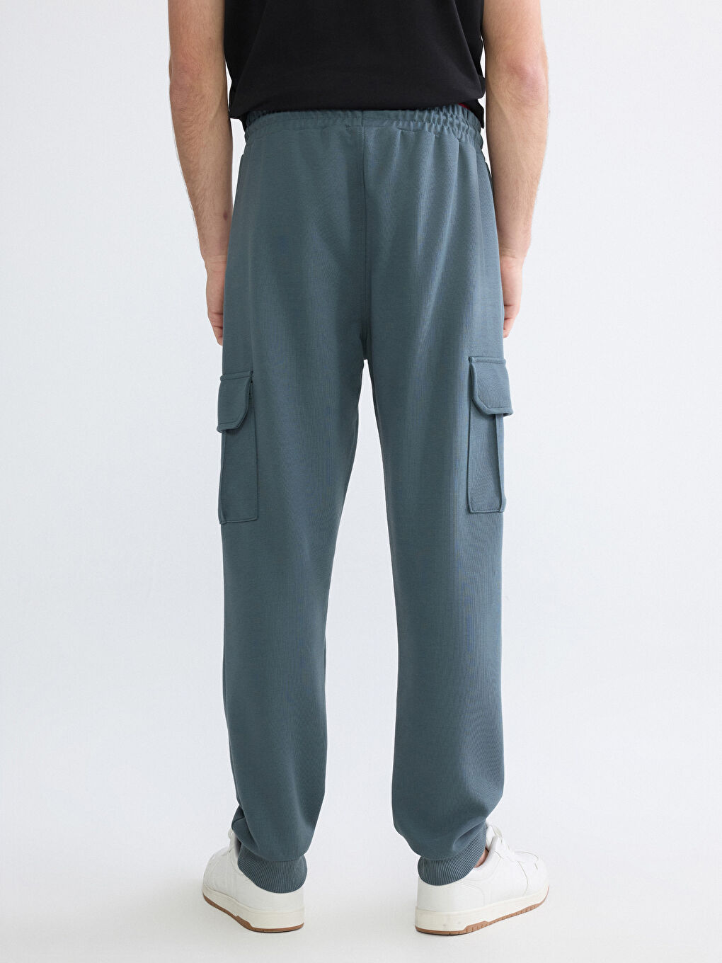 Antrasit Standart Kalıp Erkek Jogger Eşofman Altı-3