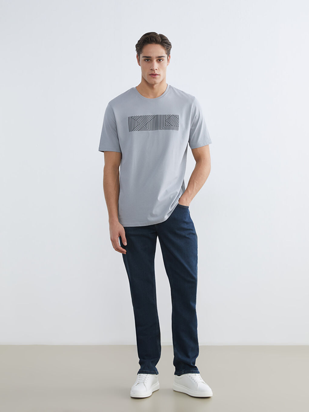 Man GREY T-Shirt-1