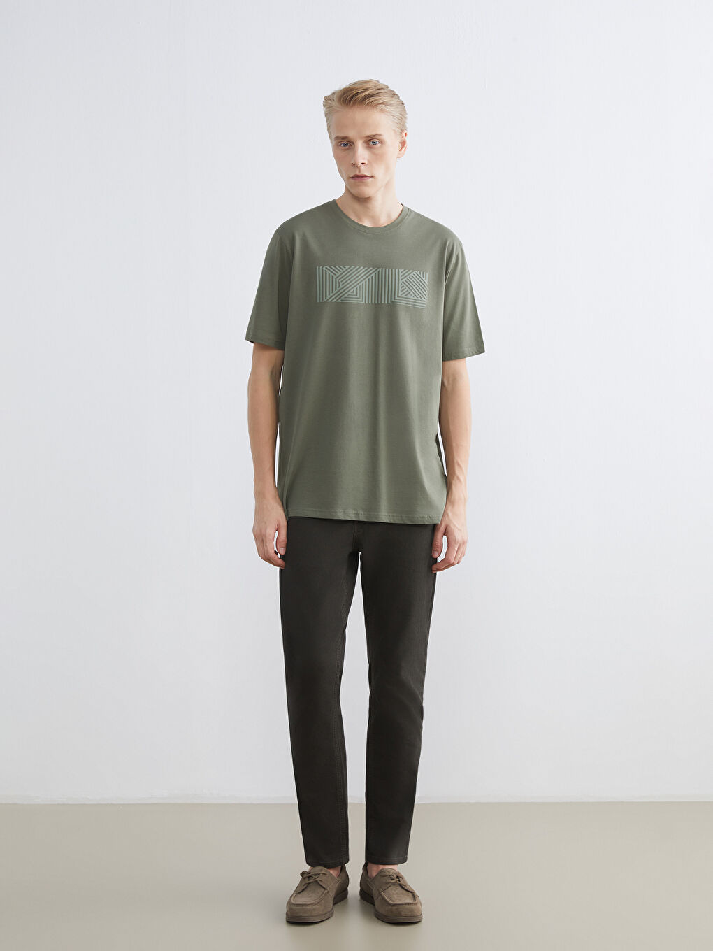 Man KHAKI T-Shirt-1
