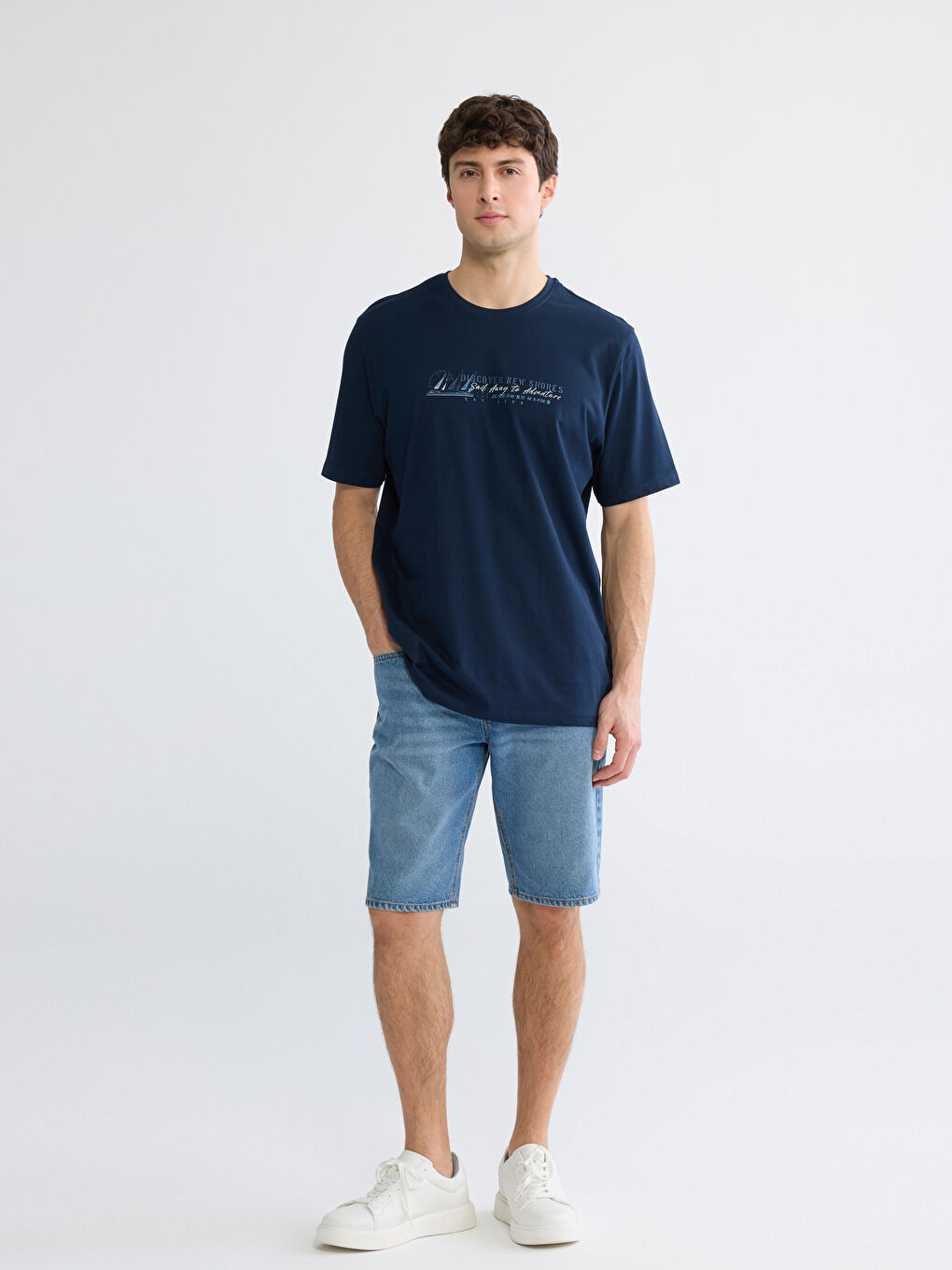 Man NAVY T-Shirt-1