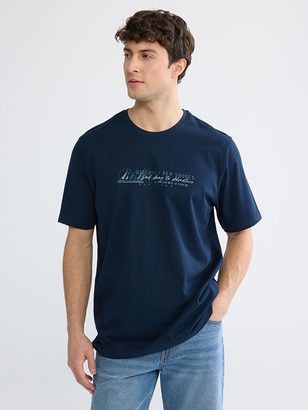 Man NAVY T-Shirt-2