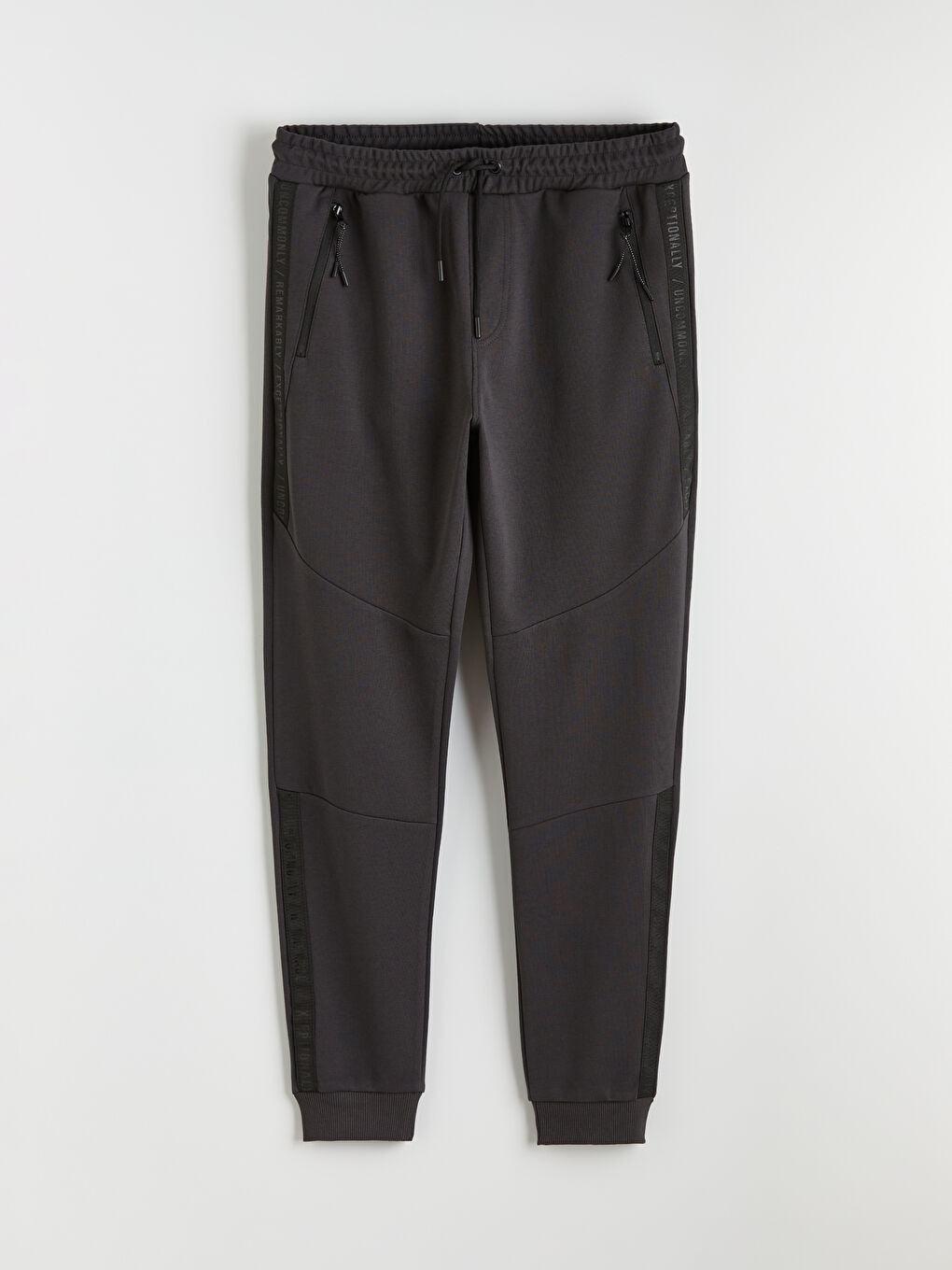 Antrasit Standart Kalıp Erkek Jogger Eşofman Altı