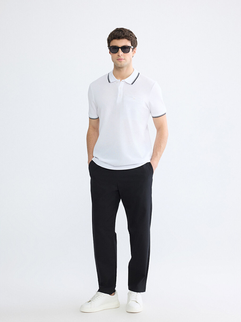 T-shirt BLANC Homme-1