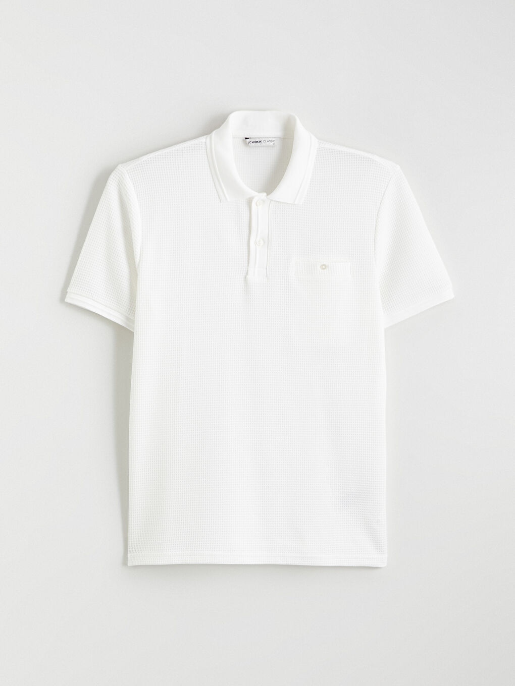 Ekru Polo Yaka Erkek Tişört-4