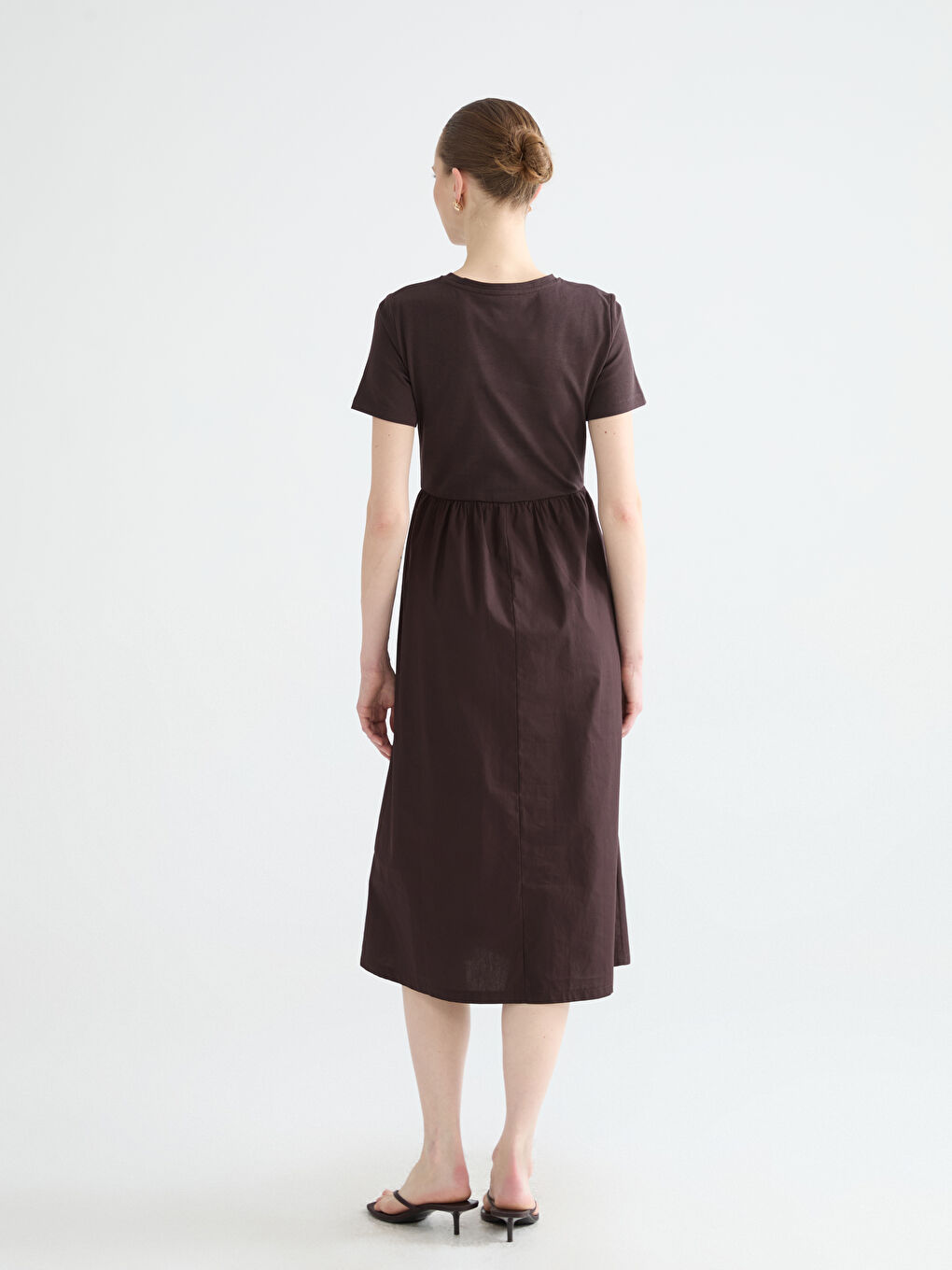 Woman BROWN Dress-3