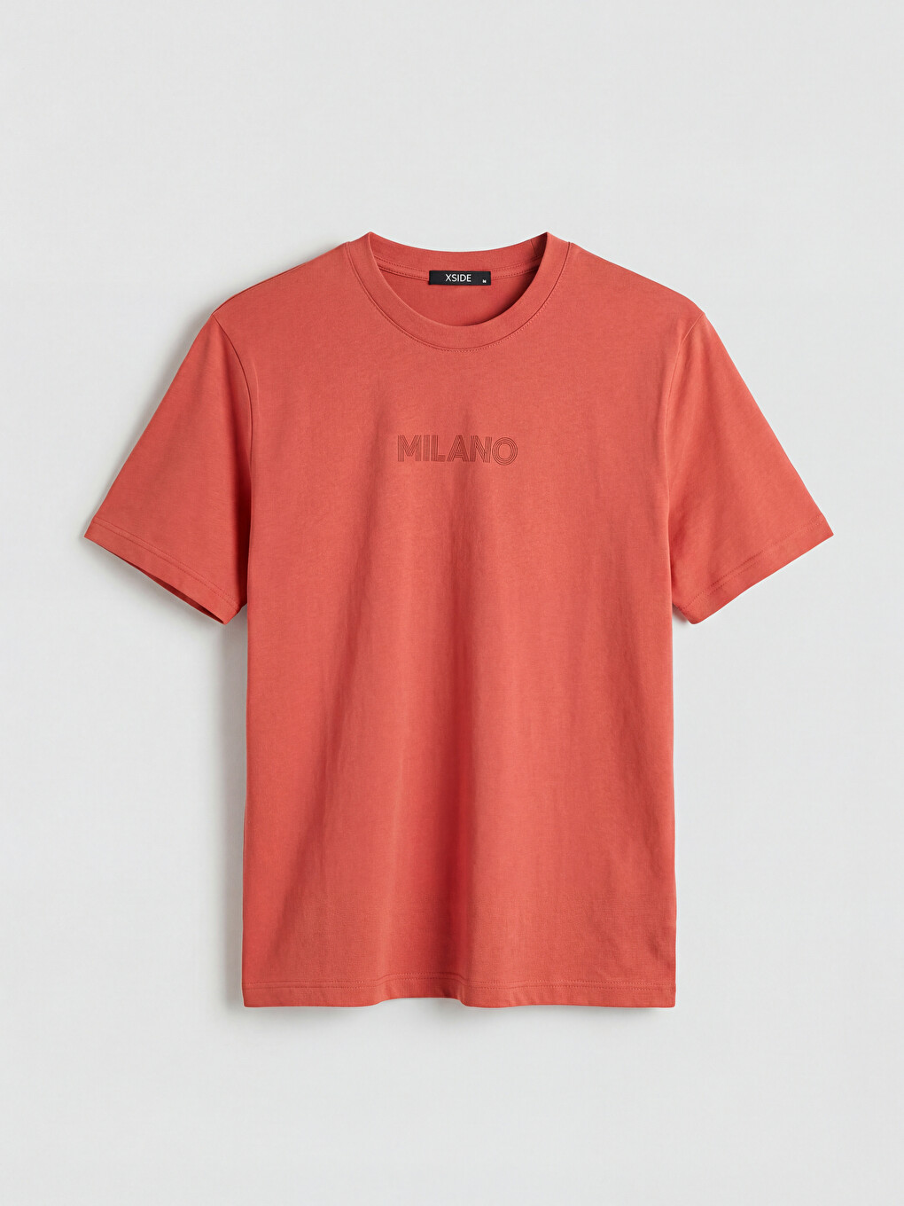 T-shirt Pambuku Me Jakë Të Rrumbullakët, I Stampuar, Për Burra-4
