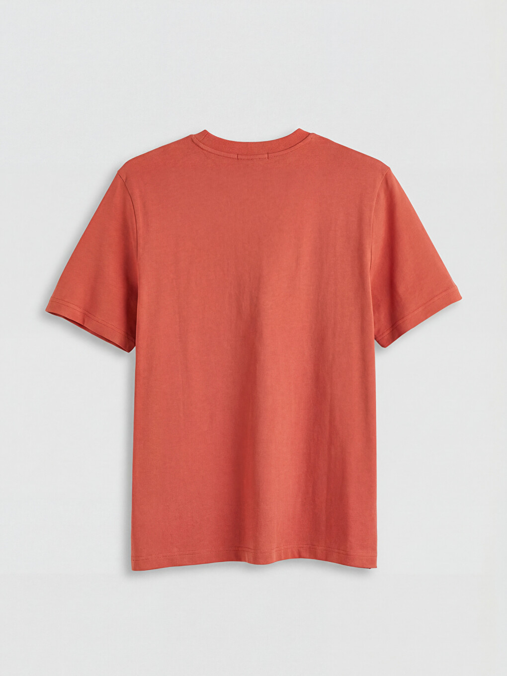 T-shirt Pambuku Me Jakë Të Rrumbullakët, I Stampuar, Për Burra-5