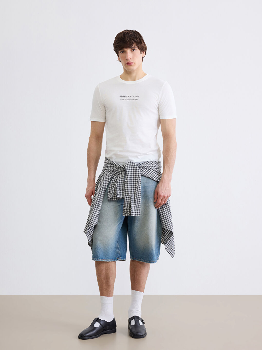 Crew Neck Printed Men's T-Shirt-1