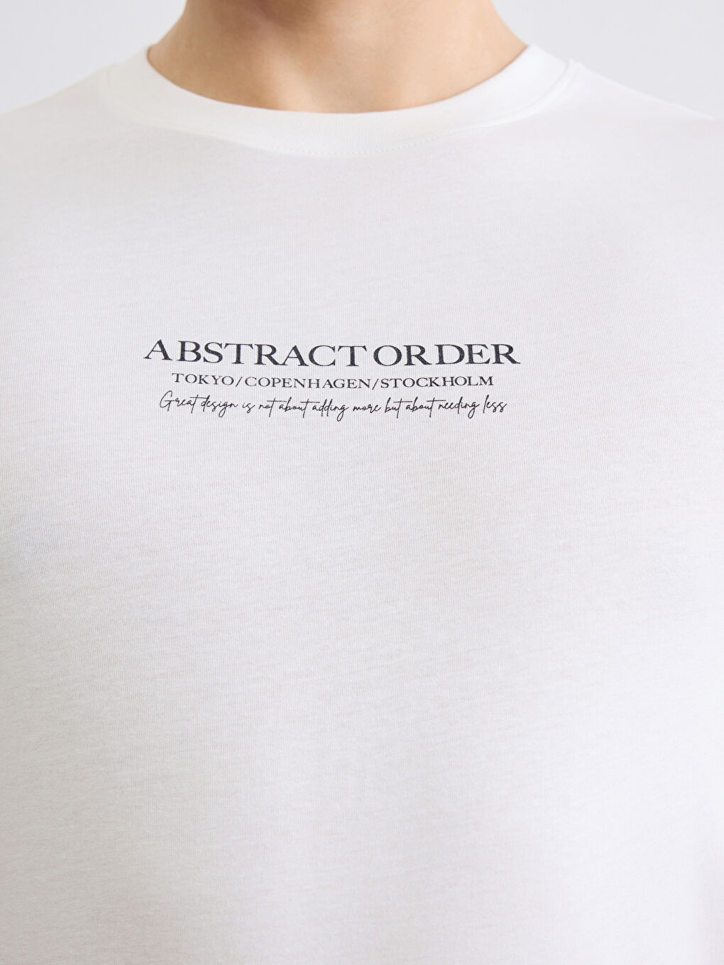 Crew Neck Printed Men's T-Shirt-2