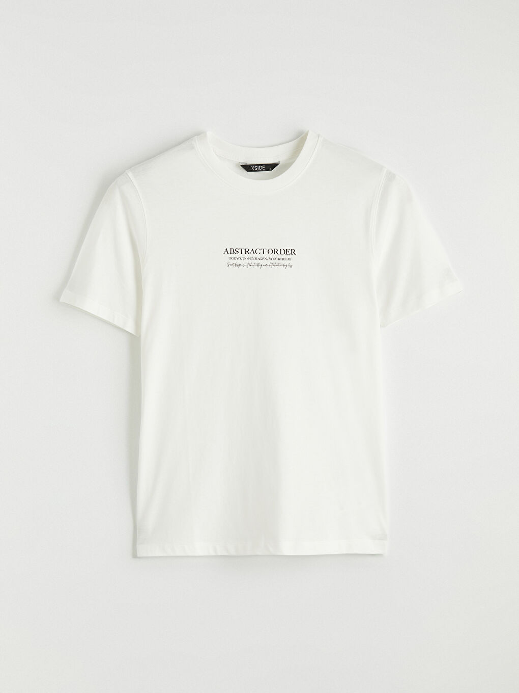 Crew Neck Printed Men's T-Shirt-4