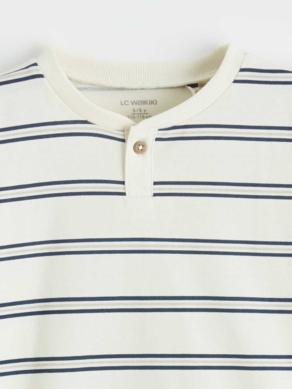 Majica sa okruglim izrezom, prugasta, za dečaka-1