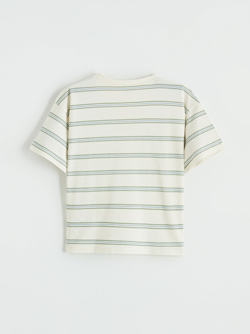 Crew Neck Striped Boy's T-Shirt-2