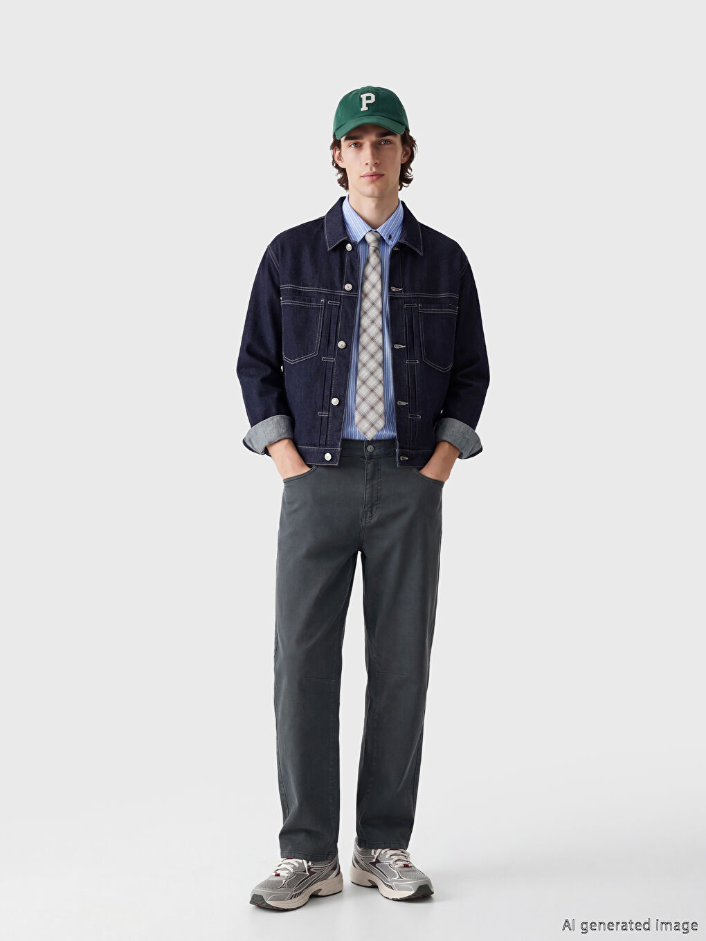 Antrasit Rahat Kalıp Gabardin Erkek Pantolon