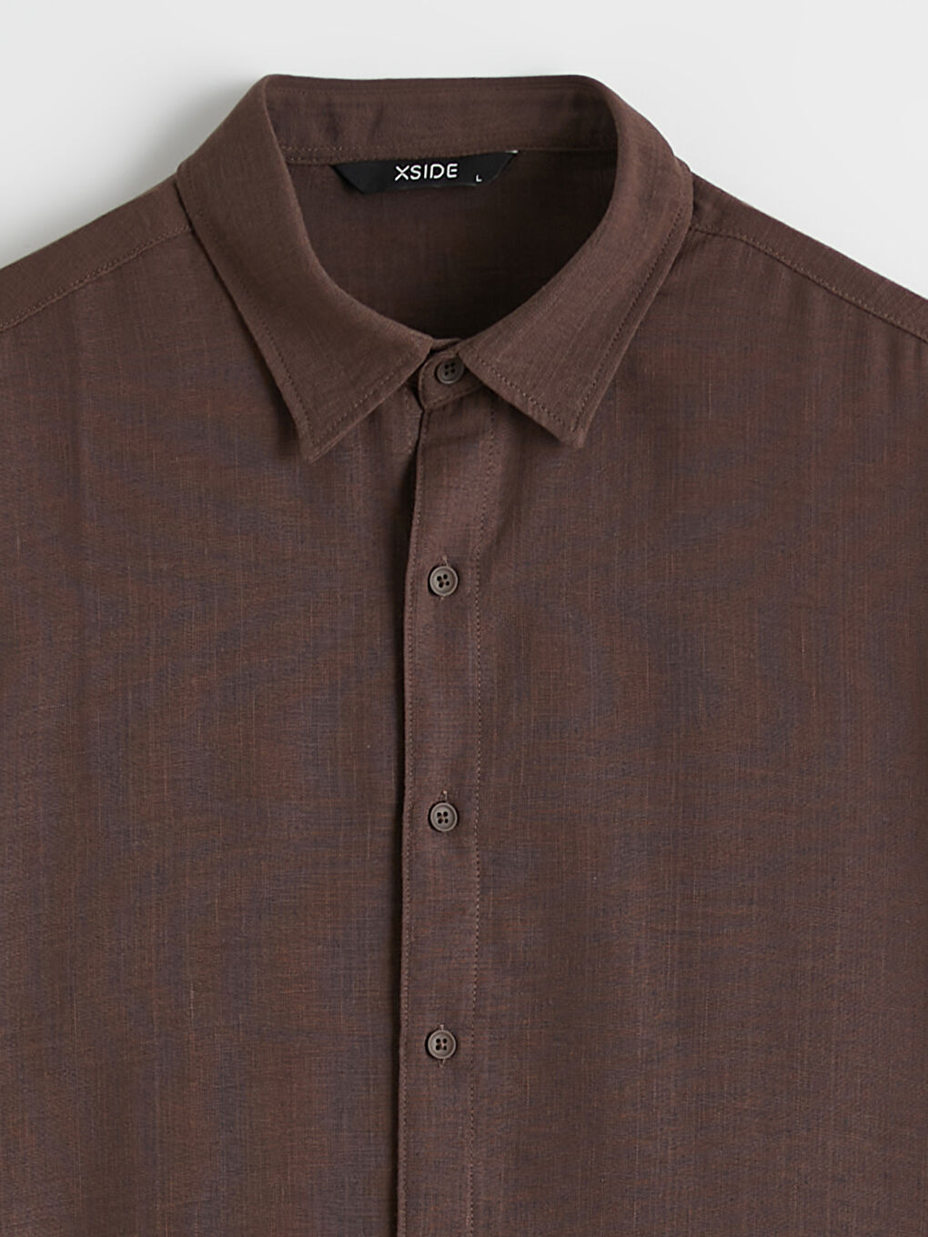 Regular Fit Men's Textured Shirt-5