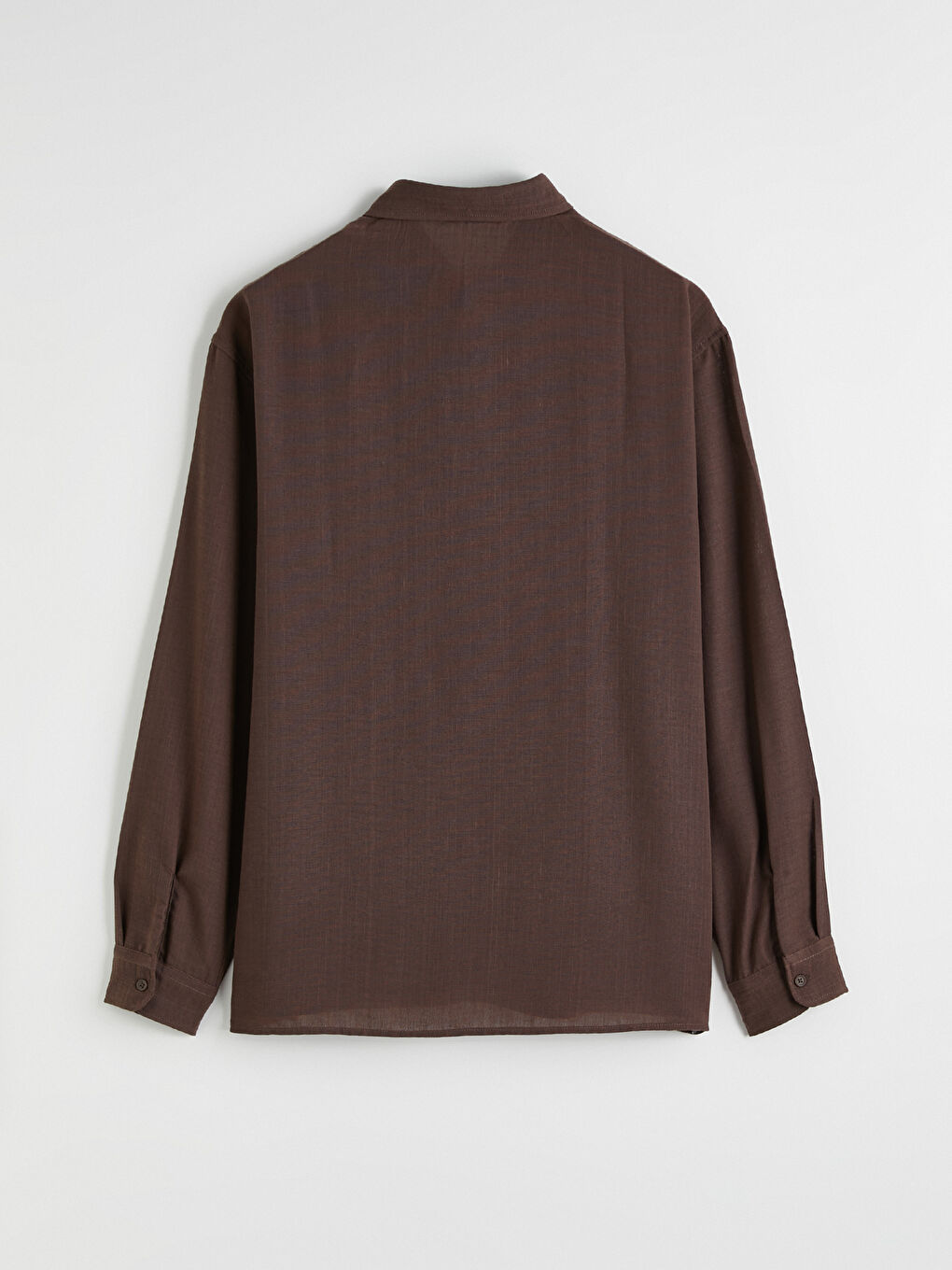 Regular Fit Men's Textured Shirt-6